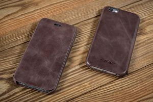 moVear Skórzane Etui Slim iPhone 6 Plus / 6s Plus moVear flipSide xS Ciemnobrązowe Standard 7