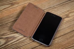 moVear Skórzane Etui Slim iPhone 6 Plus / 6s Plus moVear flipSide xS Ciemnobrązowe Standard 8