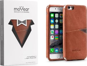 moVear Etui Wsuwka iPhone 6 / 6s moVear backCover J, Brązowe, Skórzane Plecki Standard 4