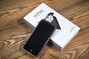 moVear Skórzane Etui Wsuwka iPhone 6 / 6s moVear backCover J, Brązowy Standard 8