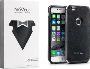 moVear Skórzane Etui Case iPhone 6 / 6s moVear backCover J, Czarne, Ręcznie szyte Standard 4