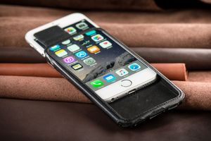 moVear Skórzane Etui Case iPhone 6 / 6s moVear backCover J, Czarne, Ręcznie szyte Standard 9