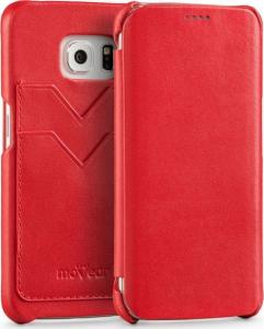 moVear Etui skórzane Samsung Galaxy S6 edge czerwone MOVEAR Standard 1