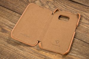 moVear Etui skórzane Samsung Galaxy S6 edge cappuccino MOVEAR Standard 5