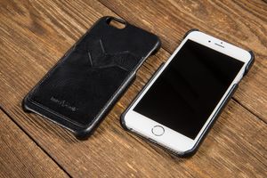 moVear Etui Case na iPhone 6 / 6s moVear backCover S+ Czarna Skóra Standard 6