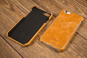 moVear Etui Case na iPhone 6 / 6s moVear backCover S+ Jasnobrązowa Skóra Standard 5