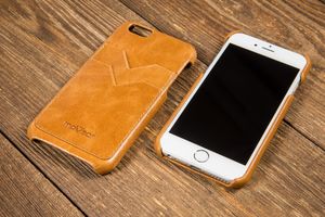 moVear Etui Case na iPhone 6 / 6s moVear backCover S+ Jasnobrązowa Skóra Standard 6