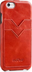 moVear Skórzane Etui iPhone 6 6s MOVEAR klapka w dół czerwone skóra vintage Standard 3