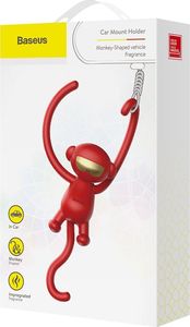 Baseus Baseus Car Mount Holder Monkey Shaped red uniwersalny 14