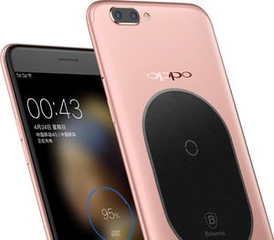 Baseus Wkładka indukcyjna ze złączem micro USB czarny 2