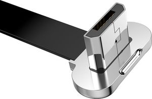 Baseus Wkładka indukcyjna ze złączem micro USB czarny 6