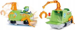 Figurka Spin Master PSI PATROL ROCKY + POJAZD ŚMIECIARKA ŁÓDŹ HOLOWNIK uniwersalny 5