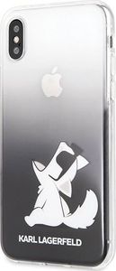 Karl Lagerfeld Karl Lagerfeld KLHCPXCFNRCBK iPhone X/Xs hardcase czarny/black Choupette Fun uniwersalny 2