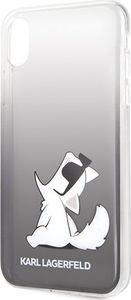 Karl Lagerfeld Karl Lagerfeld KLHCPXCFNRCBK iPhone X/Xs hardcase czarny/black Choupette Fun uniwersalny 3