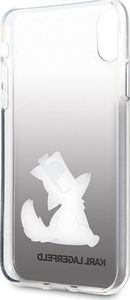 Karl Lagerfeld Karl Lagerfeld KLHCPXCFNRCBK iPhone X/Xs hardcase czarny/black Choupette Fun uniwersalny 4
