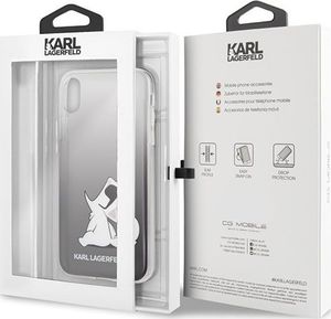 Karl Lagerfeld Karl Lagerfeld KLHCPXCFNRCBK iPhone X/Xs hardcase czarny/black Choupette Fun uniwersalny 5