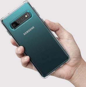 Ringke Ringke Fusion etui pokrowiec z żelową ramką Samsung Galaxy S10 przezroczysty (FSSG0055-RPKG) uniwersalny 5