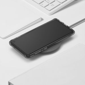 Ringke Ringke Fusion etui pokrowiec z żelową ramką Samsung Galaxy S10 przezroczysty (FSSG0055-RPKG) uniwersalny 7