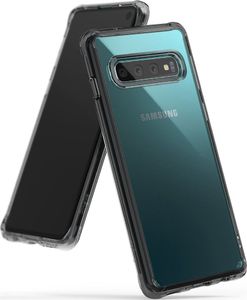 Ringke Ringke Fusion etui pokrowiec z żelową ramką Samsung Galaxy S10 czarny (FSSG0056-RPKG) uniwersalny 1