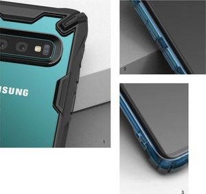 Ringke Ringke Fusion X etui pancerny pokrowiec z ramką Samsung Galaxy S10 czarny (FUSG0008-RPKG) uniwersalny 5