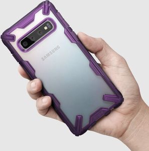 Ringke Ringke Fusion X etui pancerny pokrowiec z ramką Samsung Galaxy S10 czarny (FUSG0008-RPKG) uniwersalny 8