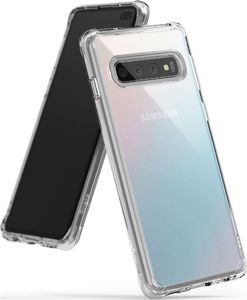 Ringke Ringke Fusion etui pokrowiec z żelową ramką Samsung Galaxy S10 Plus przezroczysty (FSSG0058-RPKG) uniwersalny 1