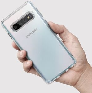 Ringke Ringke Fusion etui pokrowiec z żelową ramką Samsung Galaxy S10 Plus przezroczysty (FSSG0058-RPKG) uniwersalny 4