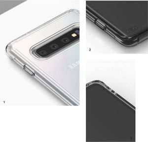 Ringke Ringke Fusion etui pokrowiec z żelową ramką Samsung Galaxy S10 Plus przezroczysty (FSSG0058-RPKG) uniwersalny 6