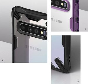 Ringke Ringke Fusion X etui pancerny pokrowiec z ramką Samsung Galaxy S10 Plus czarny (FUSG0010-RPKG) uniwersalny 5