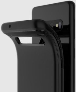 Ringke Ringke Onyx wytrzymałe etui pokrowiec Samsung Galaxy S10 Plus czarny (OXSG0016-RPKG) uniwersalny 5