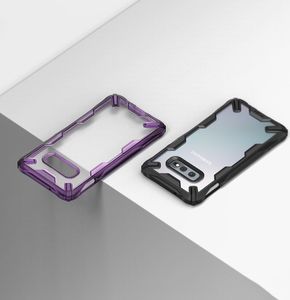 Ringke Ringke Fusion X etui pancerny pokrowiec z ramką Samsung Galaxy S10e czarny (FUSG0012-RPKG) uniwersalny 4