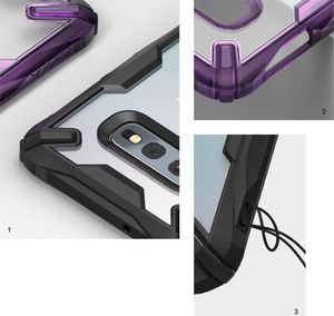 Ringke Ringke Fusion X etui pancerny pokrowiec z ramką Samsung Galaxy S10e czarny (FUSG0012-RPKG) uniwersalny 5