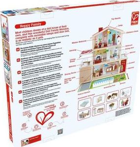 Hape Duży Drewniany domek dla lalek z wyposażeniem 6