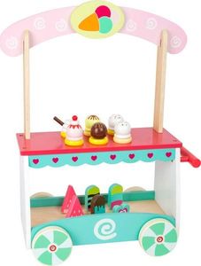 Small Foot Drewniany sklep , warzywniak, wózek z lodami dla dzieci do zabawy 1