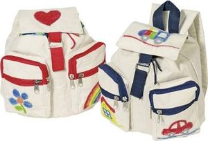 Goki Pomoce Montessori Plecak do pokolorowania dla dzieci do szkoły uniw 1