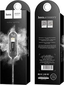 Kabel USB Hoco USB-A - Lightning 1 m Czarny (48745) 2