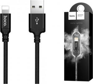 Kabel USB Hoco USB-A - Lightning 1 m Czarny (48745) 1