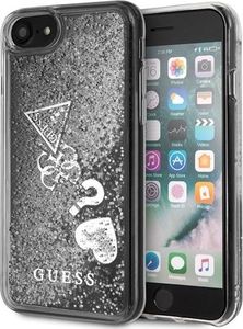 Guess Guess GUHCI8GLHFLSI iPhone 7/8 srebrny /silver hard case Glitter Hearts uniwersalny 1