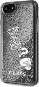 Guess Guess GUHCI8GLHFLSI iPhone 7/8 srebrny /silver hard case Glitter Hearts uniwersalny 2