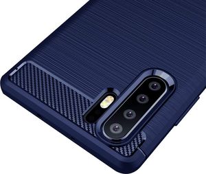 Hurtel Carbon Case elastyczne etui pokrowiec Huawei P30 Pro niebieski uniwersalny 4