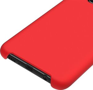 Hurtel Silicone Case elastyczne silikonowe etui pokrowiec Samsung Galaxy S10 czerwony uniwersalny 3
