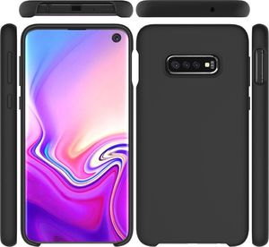 Hurtel Silicone Case elastyczne silikonowe etui pokrowiec Samsung Galaxy S10e ciemnoniebieski uniwersalny 5