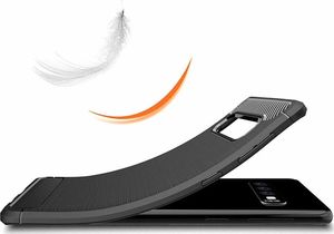 Hurtel Carbon Case elastyczne etui pokrowiec Samsung Galaxy S10 niebieski uniwersalny 4