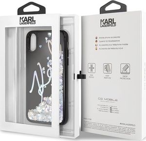 Karl Lagerfeld Etui KLHCPXKSIGMU iPhone X/XS czarne 5