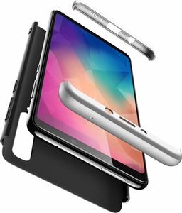 Hurtel 360 Protection etui na całą obudowę przód + tył Samsung Galaxy A9 2018 A920 srebrny uniwersalny 2