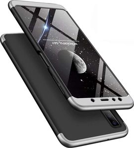 Hurtel 360 Protection etui na całą obudowę przód + tył Samsung Galaxy A9 2018 A920 srebrny uniwersalny 3