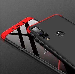 Hurtel 360 Protection etui na całą obudowę przód + tył Samsung Galaxy A9 2018 A920 czarno-czerwony uniwersalny 5