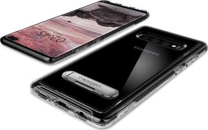 Spigen Nakładka Crystal hybrid do Samsung Galaxy S10+ przezroczysta 3