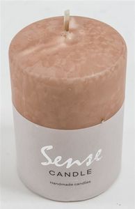 Art-Pol Pl Świeca Sense Walec Mały Brudny Róż uniwersalny 3