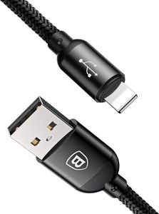 Kabel USB Baseus USB-A - USB-C + microUSB + Lightning 0.3 m Niebieski (CAMLT-ASY01) 4